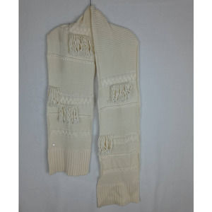 UGG Women's Cable Fringe Wool Blend Scarf